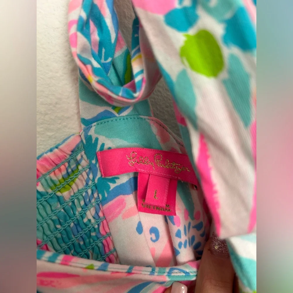 Lilly Pulitzer Tie Strap Maxi Dress - Picture 2 of 3